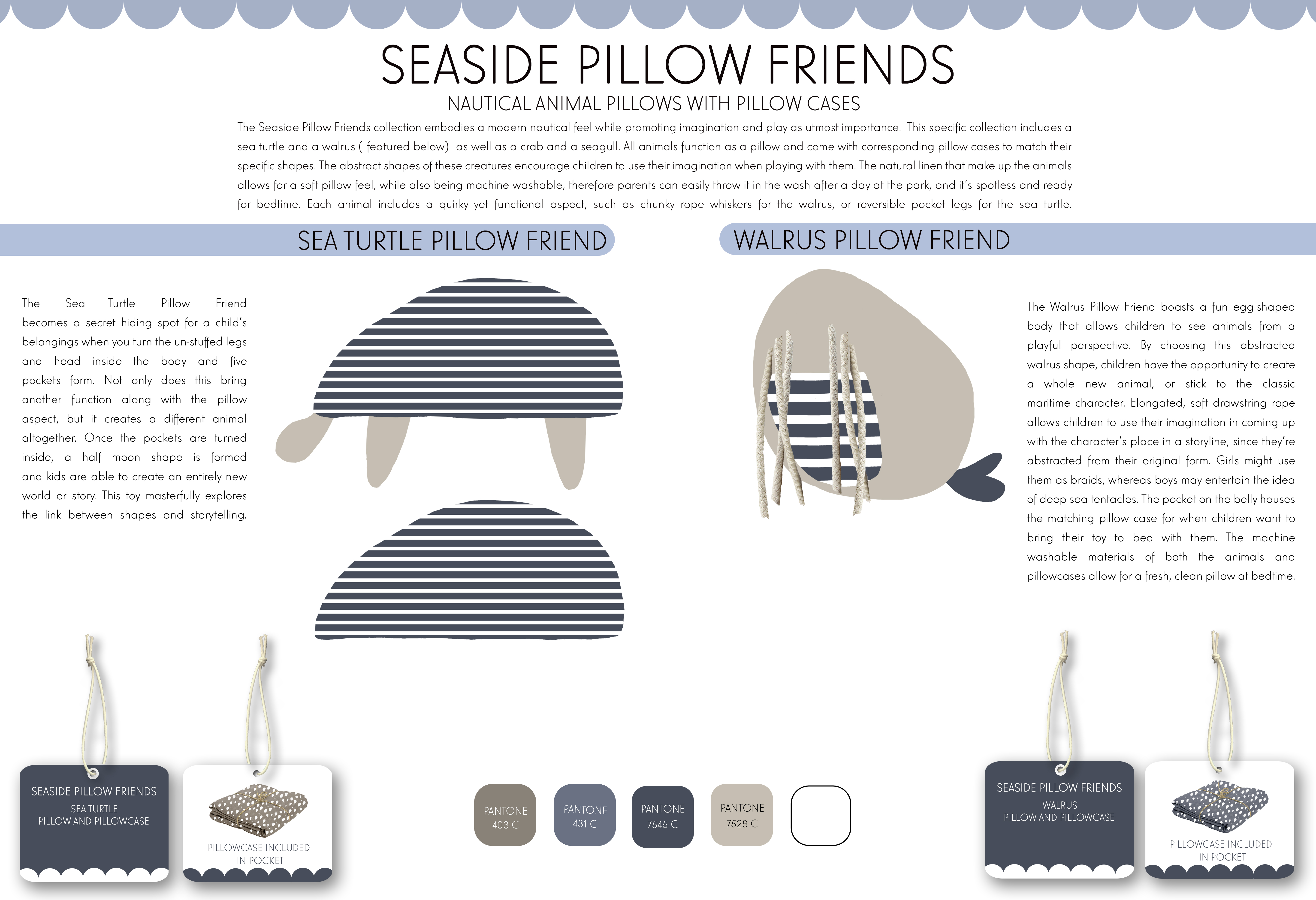 Seaside Pillow Friends